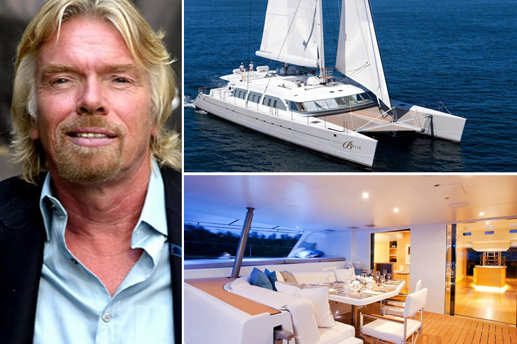 does richard branson own a yacht